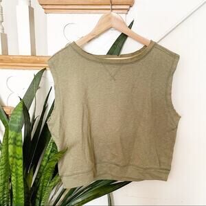 Free People Movement Kick It Muscle Tee Matcha NWT
